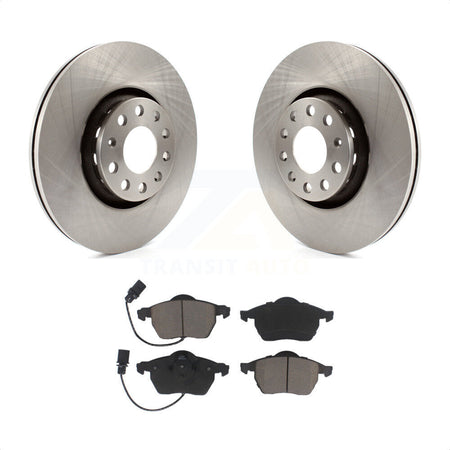 Front Disc Brake Rotors And Ceramic Pads Kit For Audi A4 Quattro A6 S4 S6 K8C-100225 by Transit Auto