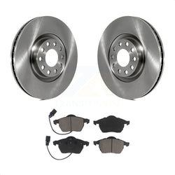 Front Disc Brake Rotors And Ceramic Pads Kit For 2000 Audi A6 Quattro With 320mm Diameter Rotor K8C-100227