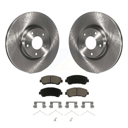 Front Disc Brake Rotors And Ceramic Pads Kit For Nissan Maxima K8C-100229 by Transit Auto