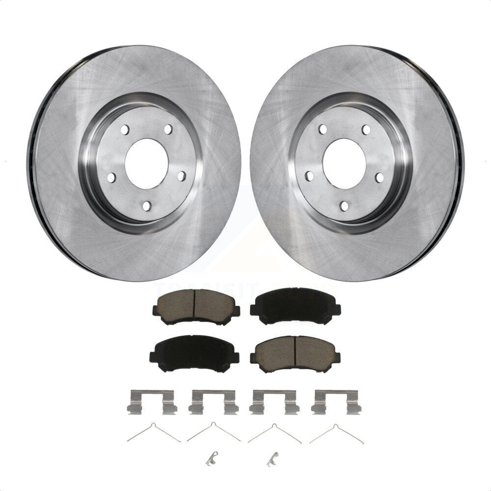 Front Disc Brake Rotors And Ceramic Pads Kit For Nissan Sentra Juke K8C-100230 by Transit Auto