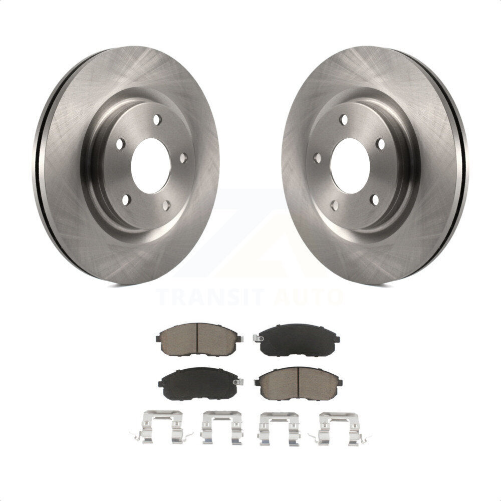 Front Disc Brake Rotors And Ceramic Pads Kit For Nissan Sentra Juke K8C-100233 by Transit Auto