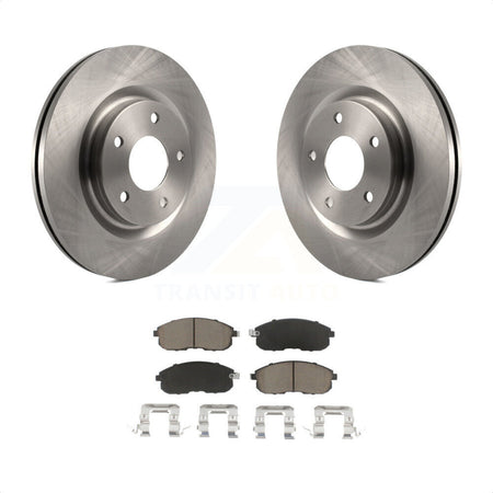 Front Disc Brake Rotors And Ceramic Pads Kit For Nissan Sentra Juke K8C-100233 by Transit Auto