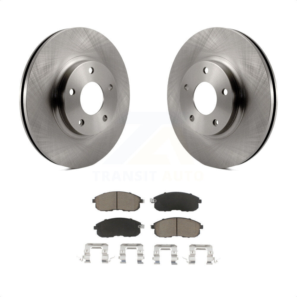 Front Disc Brake Rotors And Ceramic Pads Kit For Nissan Altima Maxima INFINITI I35 K8C-100238 by Transit Auto