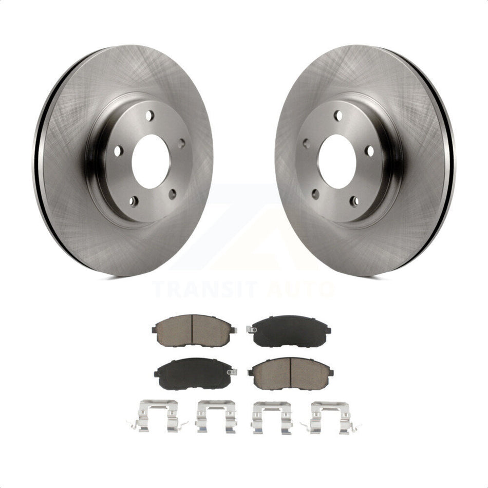 Front Disc Brake Rotors And Ceramic Pads Kit For Nissan Altima Maxima INFINITI I35 K8C-100238 by Transit Auto