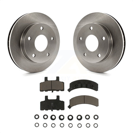 Front Disc Brake Rotors And Ceramic Pads Kit For 1994-1999 Dodge Ram 1500 4WD K8C-100253 by Transit Auto