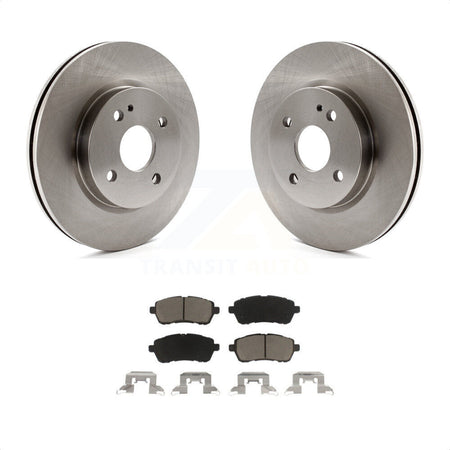 Front Disc Brake Rotors And Ceramic Pads Kit For 2011-2014 Mazda 2 K8C-100292 by Transit Auto