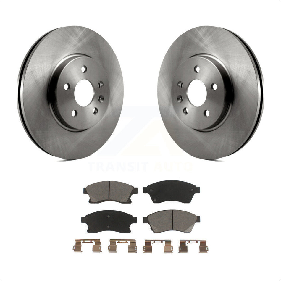 Front Disc Brake Rotors And Ceramic Pads Kit For Chevrolet Buick Encore Trax Sonic K8C-100295 by Transit Auto