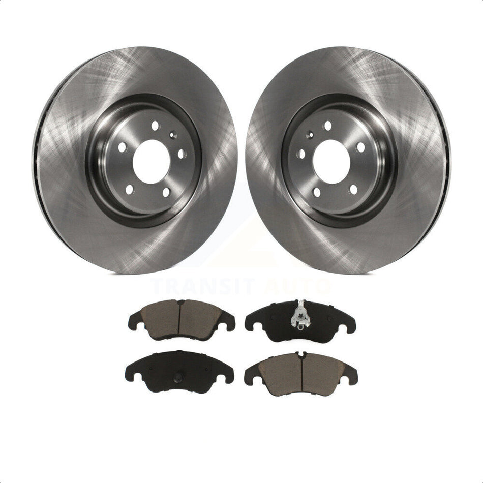 Front Disc Brake Rotors And Ceramic Pads Kit For Audi A6 K8C-100305 by Transit Auto