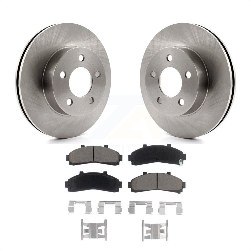 Front Disc Brake Rotors And Ceramic Pads Kit For Ford Ranger Explorer Mercury Mountaineer Mazda B3000 B4000 K8C-100320 by Transit Auto