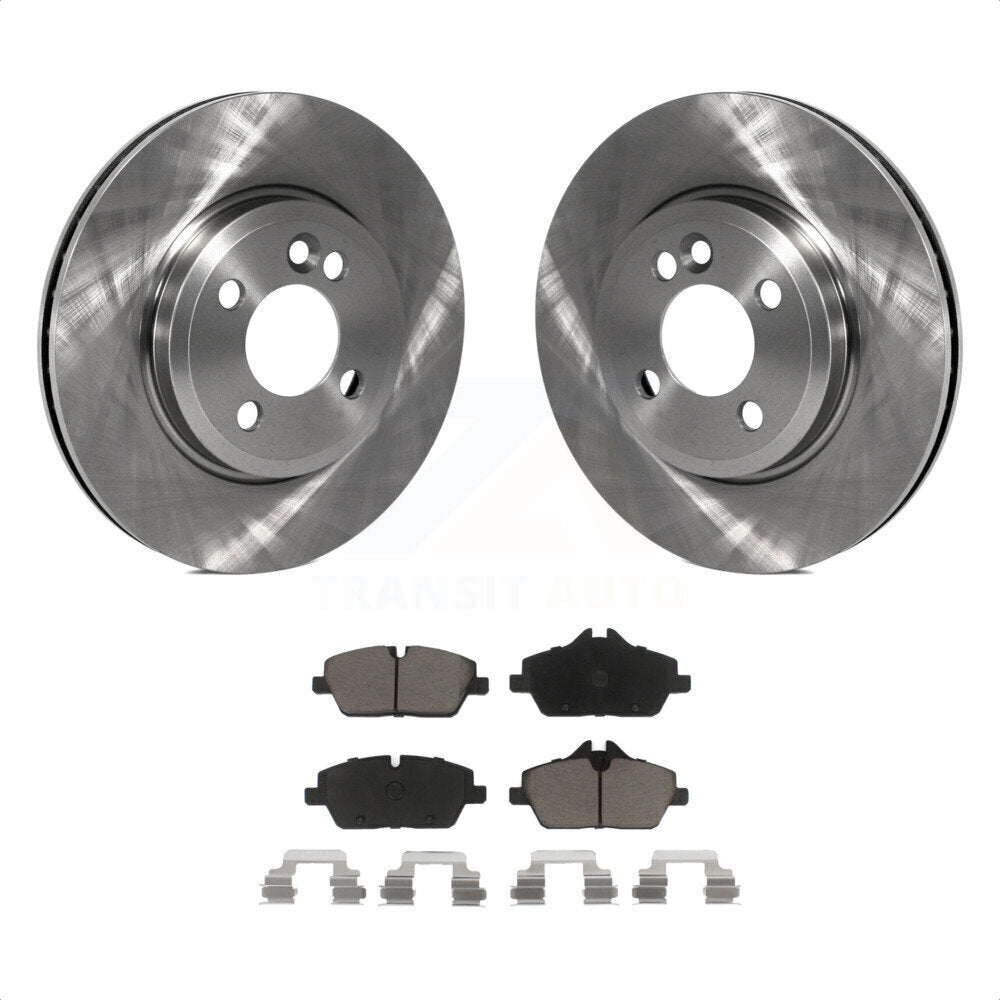 Front Disc Brake Rotors And Ceramic Pads Kit For Mini Cooper K8C-100329 by Transit Auto