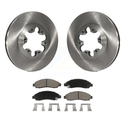 Front Disc Brake Rotors And Ceramic Pads Kit For Chevrolet Colorado GMC Canyon Isuzu i-290 i-280 i-370 i-350 K8C-100355