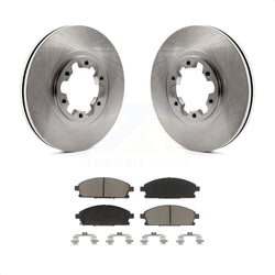 Front Disc Brake Rotors And Ceramic Pads Kit For Nissan Pathfinder INFINITI QX4 K8C-100362