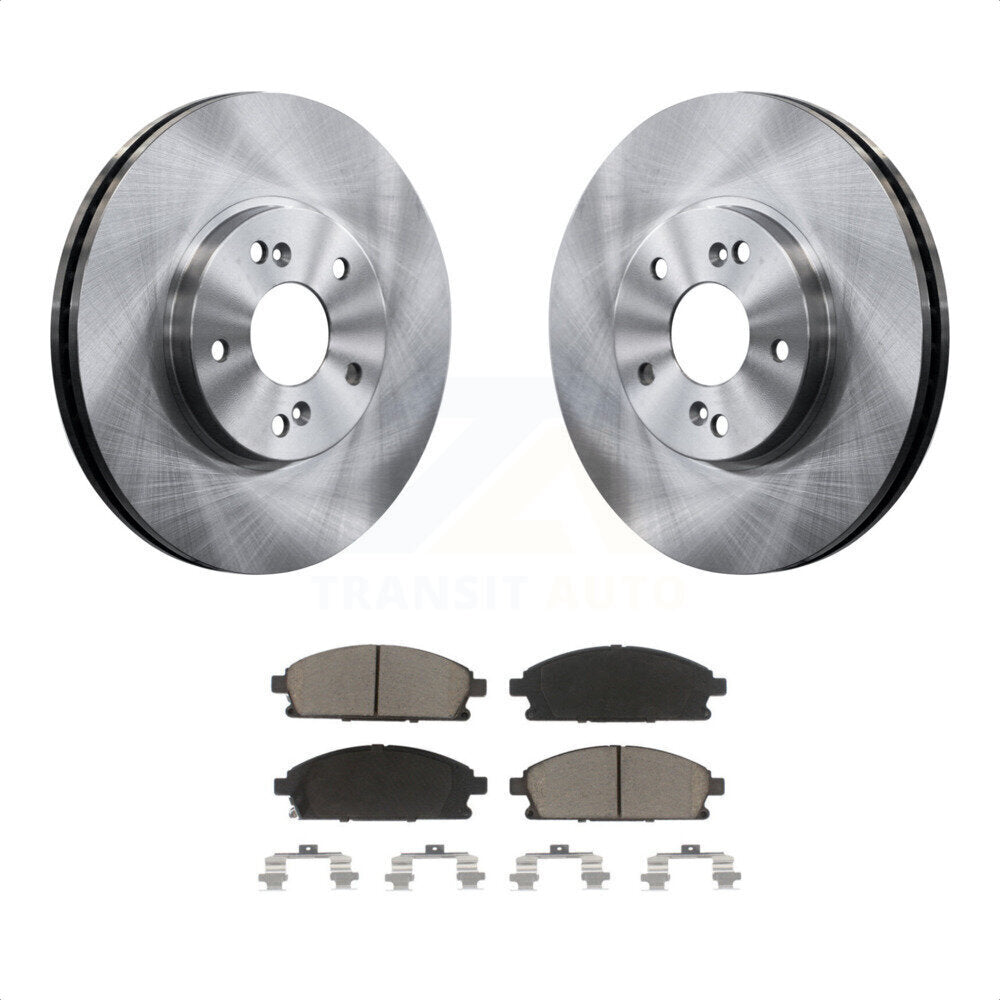 Front Disc Brake Rotors And Ceramic Pads Kit For 2003-2006 Acura MDX K8C-100363 by Transit Auto