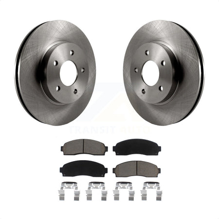 Front Disc Brake Rotors And Ceramic Pads Kit For Saturn Vue Chevrolet Equinox Pontiac Torrent K8C-100380 by Transit Auto