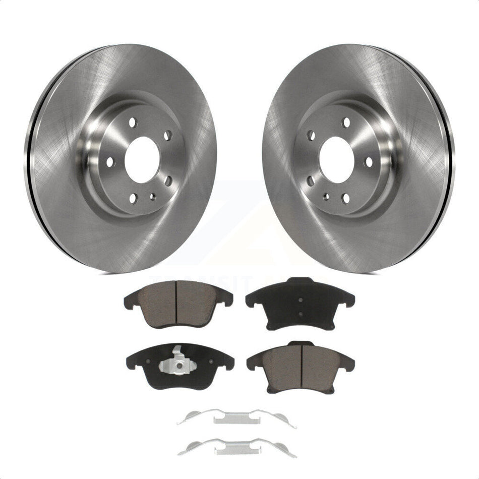 Front Disc Brake Rotors And Ceramic Pads Kit For Ford Fusion Lincoln MKZ K8C-100385 by Transit Auto