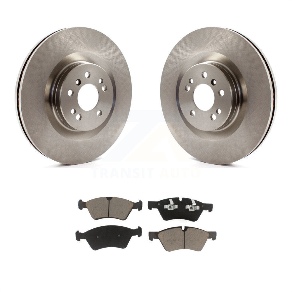 Front Disc Brake Rotors And Ceramic Pads Kit For Mercedes-Benz ML350 GL450 R350 GL550 ML320 GL350 ML550 GL320 K8C-100386 by Transit Auto