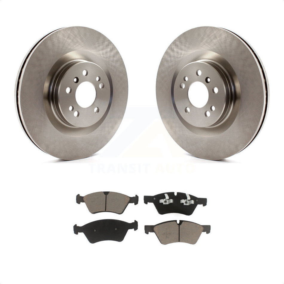 Front Disc Brake Rotors And Ceramic Pads Kit For Mercedes-Benz ML350 GL450 R350 GL550 ML320 GL350 ML550 GL320 K8C-100386 by Transit Auto