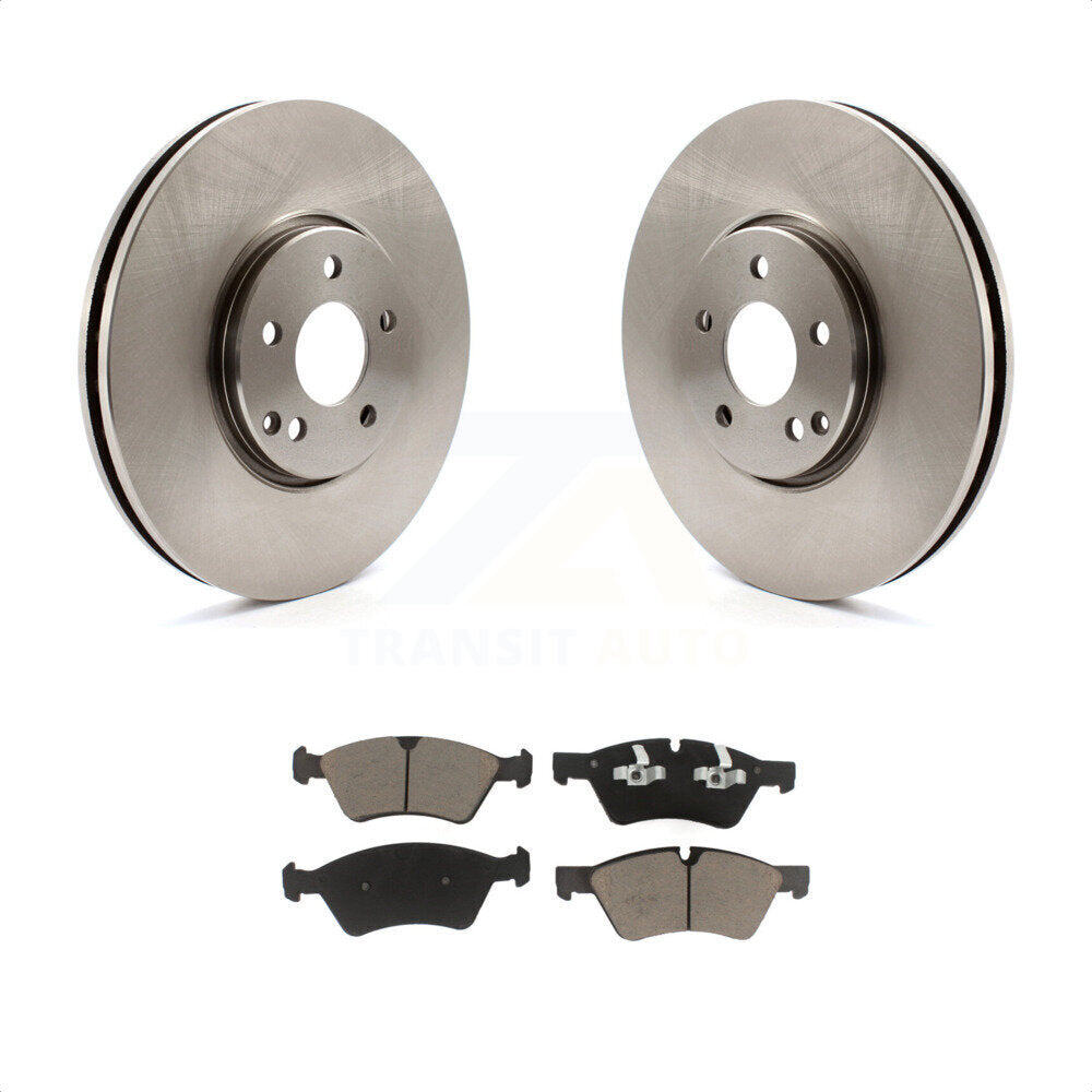 Front Disc Brake Rotors And Ceramic Pads Kit For Mercedes-Benz E550 E500 AWD K8C-100388 by Transit Auto