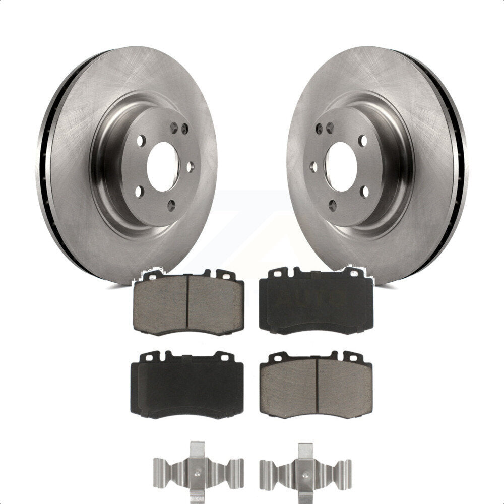 Front Disc Brake Rotors And Ceramic Pads Kit For Mercedes-Benz CLS550 CLS500 E550 K8C-100389 by Transit Auto