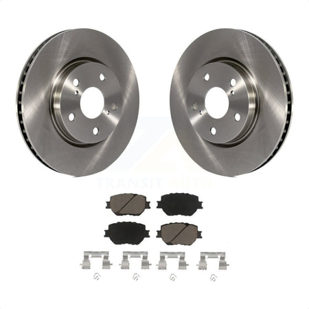 Front Disc Brake Rotors And Ceramic Pads Kit For Lexus IS250 K8C-100405 by Transit Auto