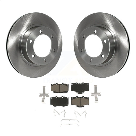 Front Disc Brake Rotors And Ceramic Pads Kit For Toyota 4Runner Tacoma K8C-100422 by Transit Auto