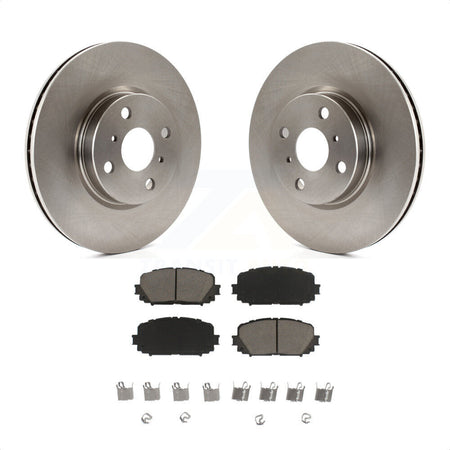 Front Disc Brake Rotors And Ceramic Pads Kit For Toyota Yaris K8C-100426 by Transit Auto