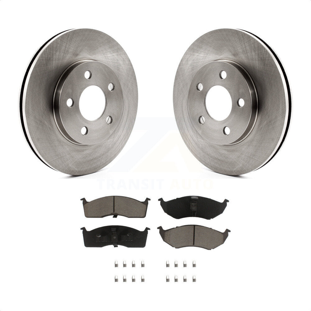 Front Disc Brake Rotors And Ceramic Pads Kit For Neon Dodge Plymouth Chrysler SX 2.0 K8C-100430 by Transit Auto