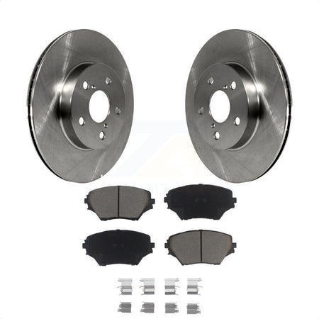 Front Disc Brake Rotors And Ceramic Pads Kit For 2001-2003 Toyota RAV4 BATTERY EV (EV BEV) engine K8C-100433 by Transit Auto