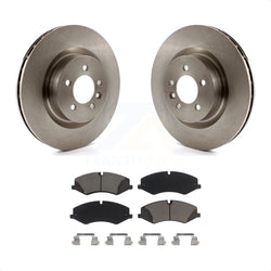 Front Disc Brake Rotors And Ceramic Pads Kit For Land Rover Range Sport LR4 Discovery K8C-100437