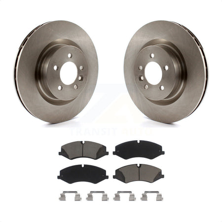 Front Disc Brake Rotors And Ceramic Pads Kit For Land Rover Range Sport LR4 Discovery K8C-100437 by Transit Auto