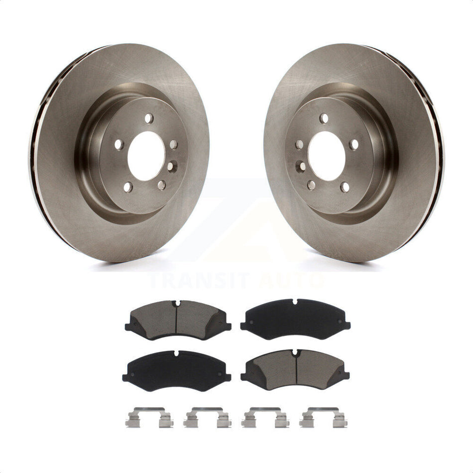 Front Disc Brake Rotors And Ceramic Pads Kit For Land Rover Range Sport LR4 Discovery K8C-100437 by Transit Auto