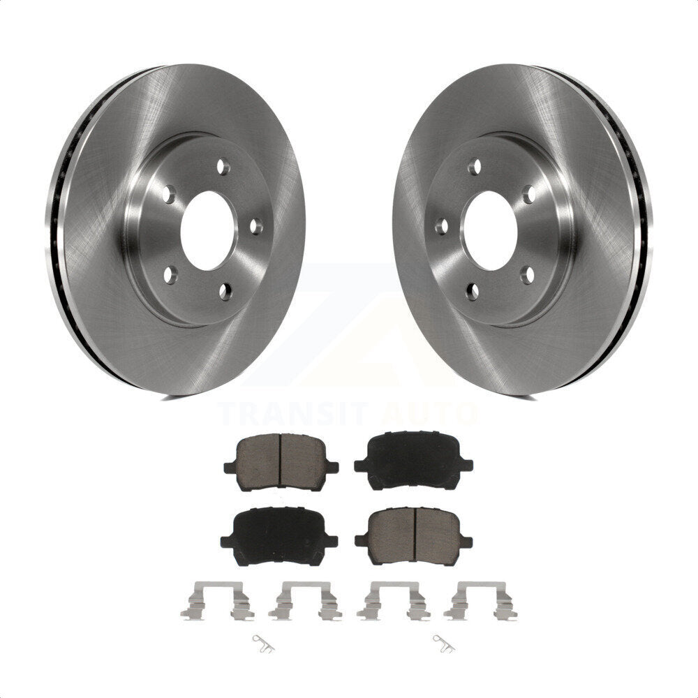 Front Disc Brake Rotors And Ceramic Pads Kit For Chevrolet HHR K8C-100455 by Transit Auto