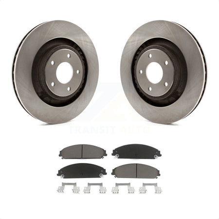 Front Disc Brake Rotors And Ceramic Pads Kit For Dodge Chrysler 200 Avenger Caliber K8C-100469 by Transit Auto