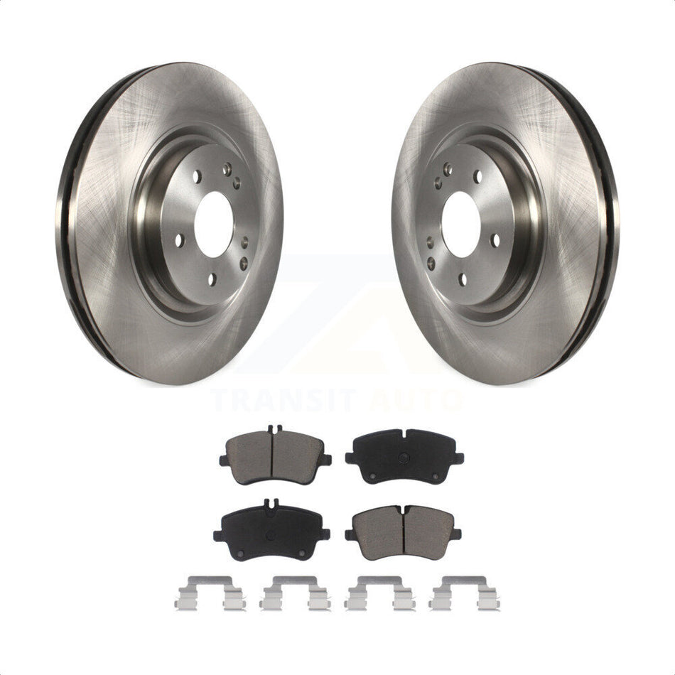 Front Disc Brake Rotors And Ceramic Pads Kit For Mercedes-Benz SLK280 C320 With Sport Package K8C-100478 by Transit Auto