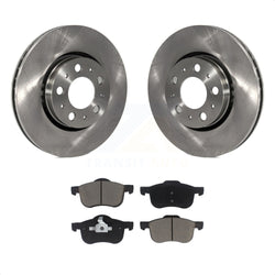 Front Disc Brake Rotors And Ceramic Pads Kit For Volvo S60 V70 XC70 S80 K8C-100479