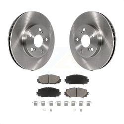 Front Disc Brake Rotors And Ceramic Pads Kit For Toyota Prius Lexus CT200h Plug-In K8C-100500