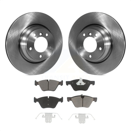 Front Disc Brake Rotors And Ceramic Pads Kit For BMW 330i 330xi X1 K8C-100503 by Transit Auto