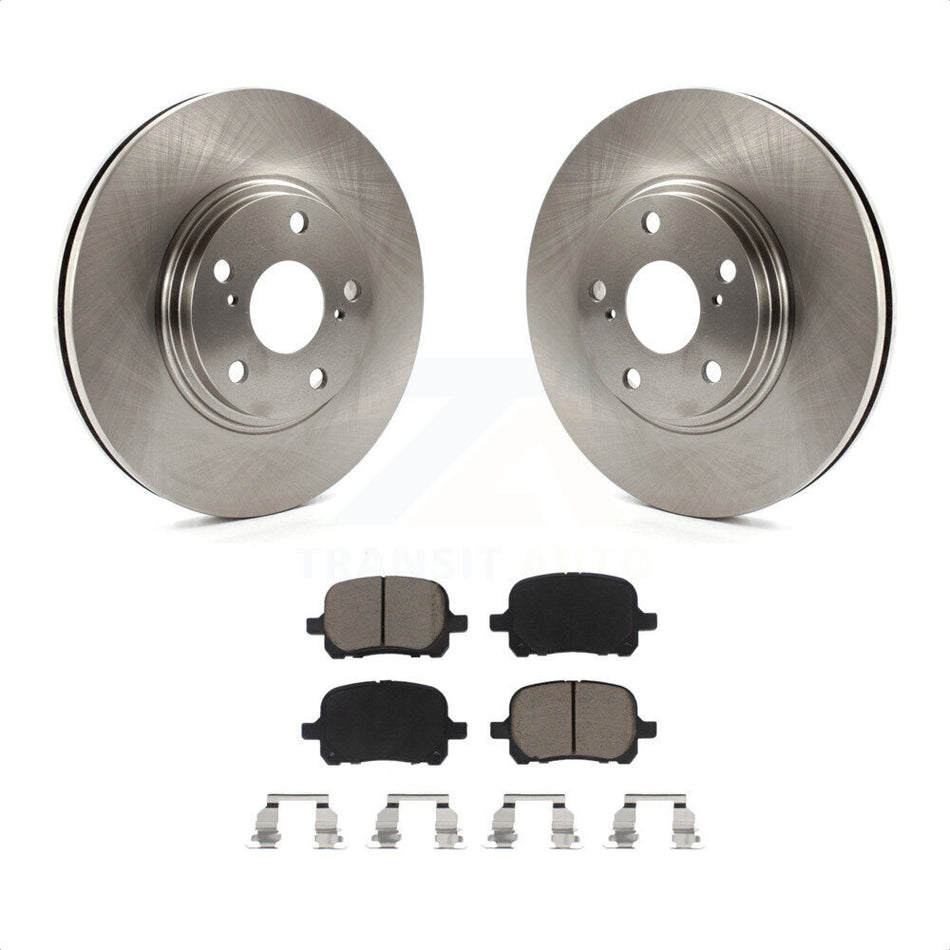 Front Disc Brake Rotors And Ceramic Pads Kit For 1999-2001 Lexus RX300 K8C-100512 by Transit Auto