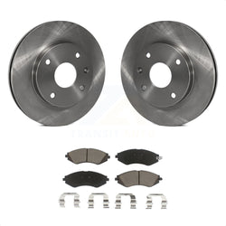 Front Disc Brake Rotors And Ceramic Pads Kit For Suzuki Forenza Reno Chevrolet Optra K8C-100525