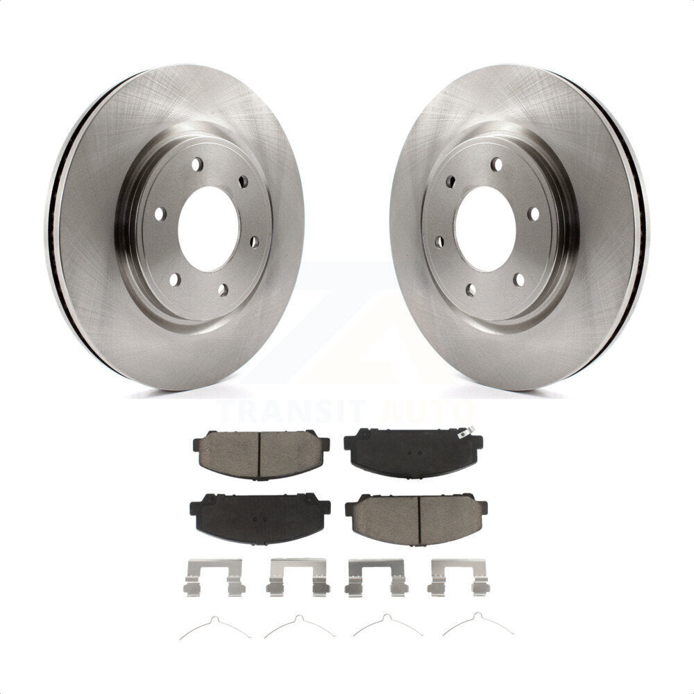 Front Disc Brake Rotors And Ceramic Pads Kit For Nissan TITAN Armada INFINITI QX80 QX56 K8C-100540 by Transit Auto