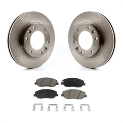 Front Disc Brake Rotors And Ceramic Pads Kit For Kia Sedona Hyundai Entourage K8C-100557