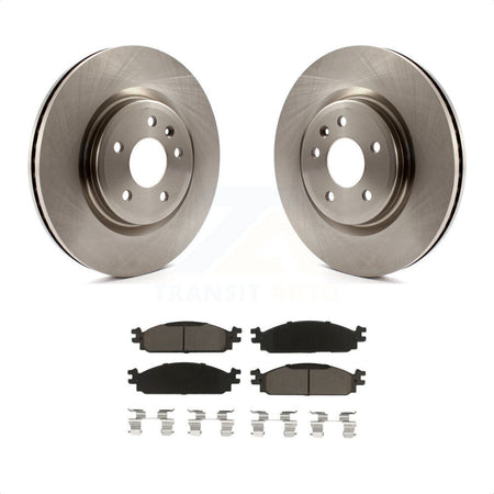 Front Disc Brake Rotors And Ceramic Pads Kit For 2009-2010 Lincoln MKS K8C-100559 by Transit Auto