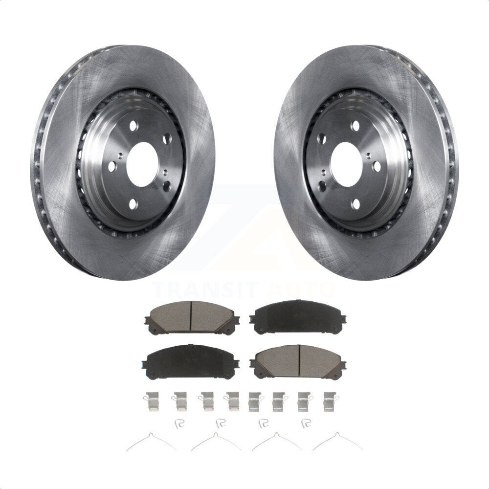 Front Disc Brake Rotors And Ceramic Pads Kit For Toyota Highlander Sienna Lexus RX350 NX200t NX300 RX450h NX300h K8C-100562 by Transit Auto