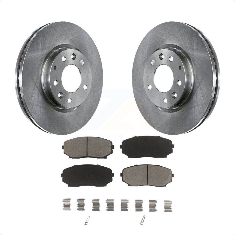 Front Disc Brake Rotors And Ceramic Pads Kit For Ford Edge Mazda CX-7 Lincoln MKX K8C-100582 by Transit Auto