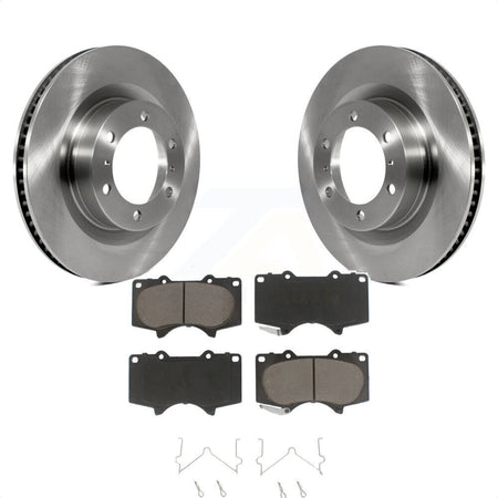 Front Disc Brake Rotors And Ceramic Pads Kit For 2010-2022 Toyota 4Runner Lexus GX460 K8C-100587 by Transit Auto