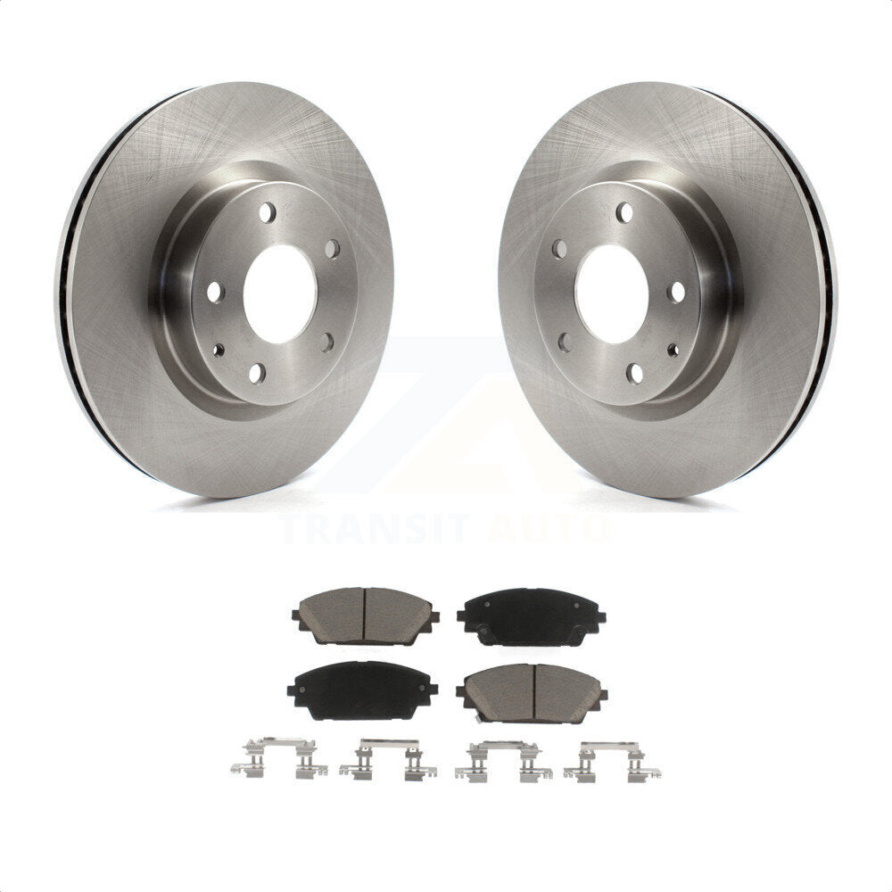 Front Disc Brake Rotors And Ceramic Pads Kit For Mazda 3 CX-3 Sport K8C-100595 by Transit Auto