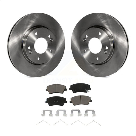 Front Disc Brake Rotors And Ceramic Pads Kit For Hyundai Elantra K8C-100604 by Transit Auto