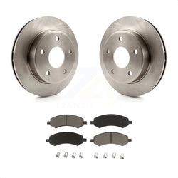 Front Disc Brake Rotors And Ceramic Pads Kit For Dakota Dodge Mitsubishi Raider Ram K8C-100605