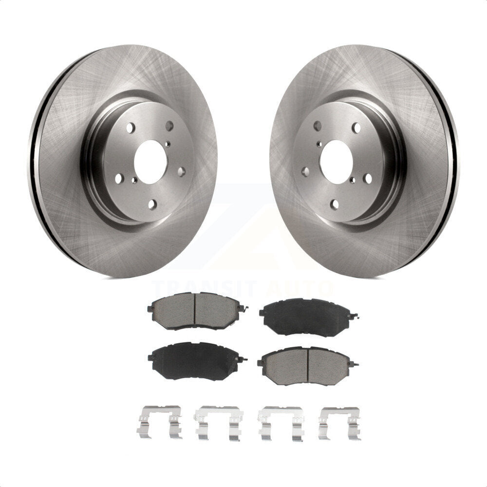 Front Disc Brake Rotors And Ceramic Pads Kit For Subaru Outback Legacy WRX Tribeca B9 K8C-100610 by Transit Auto