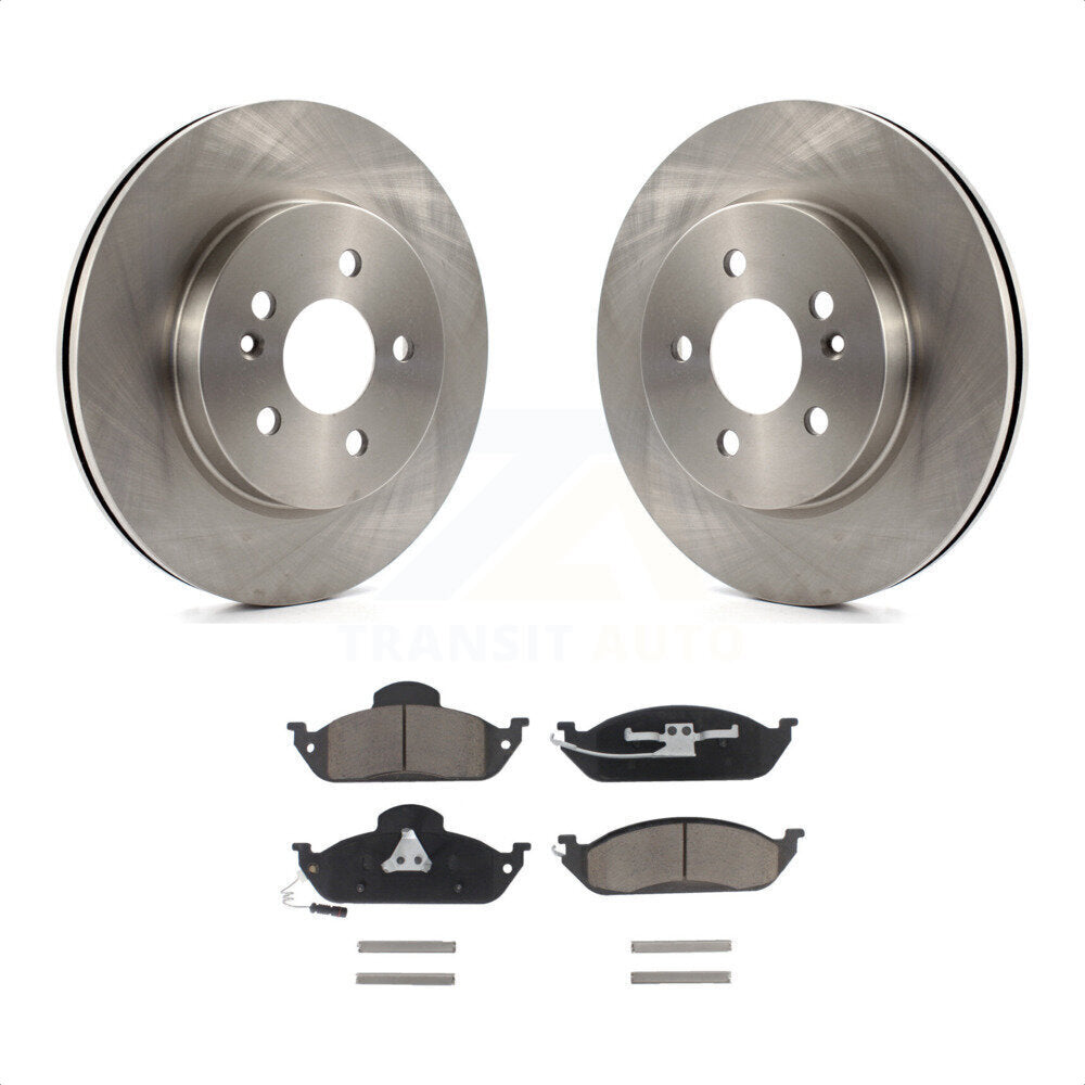 Front Disc Brake Rotors And Ceramic Pads Kit For Mercedes-Benz ML320 ML350 ML430 K8C-100629 by Transit Auto